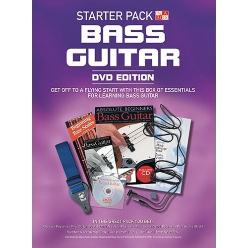 Starter Pack DVD Edition - Bass Guitar (Package) Book
