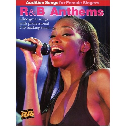 Audition Songs Female R&B Anthems Book/CD