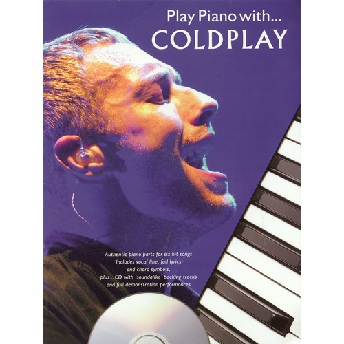 Play Piano With Coldplay Softcover Book/CD