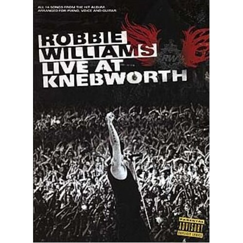 Robbie Williams - Live At Knebworth PVG (Softcover Book)