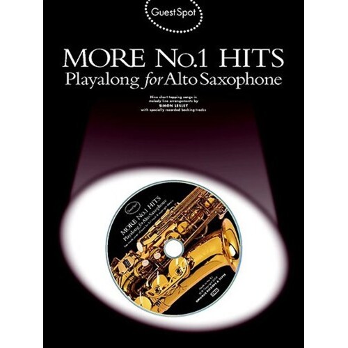 Guest Spot More No 1 Hits Alto Sax Softcover Book/CD