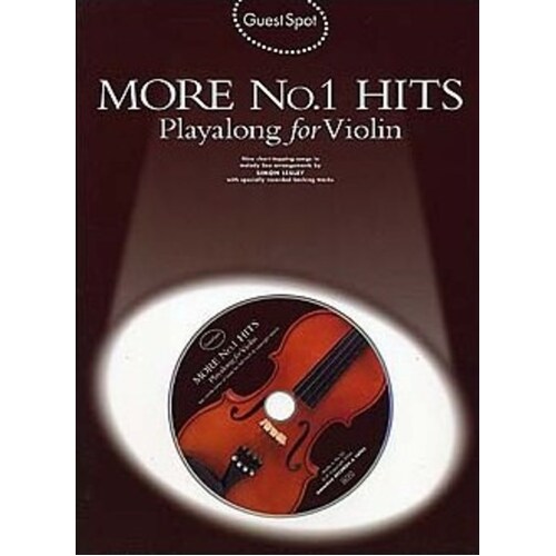 Guest Spot More No 1 Hits Violin Softcover Book/CD
