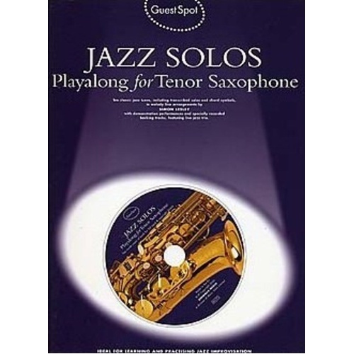 Guest Spot Jazz Solos Playalong for Tenor Saxophone