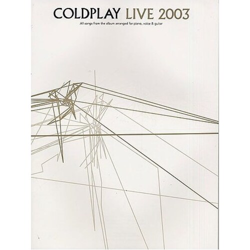 Coldplay - Live 2003 PVG (Softcover Book)