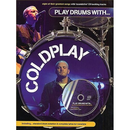 Play Drums With Coldplay Softcover Book/CD