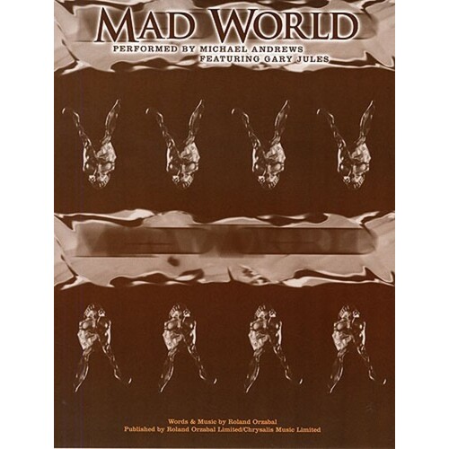 Michael Andrews Feat Gary Jules - Mad World Single Sheet