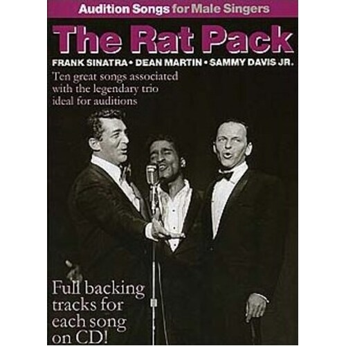 Audition Songs Male Rat Pack Softcover Book/CD