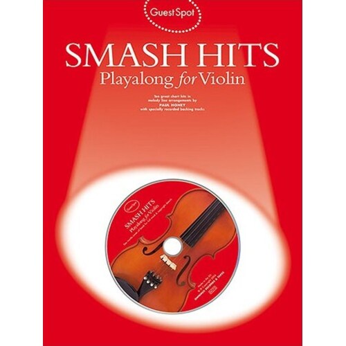 Guest Spot Smash Hits 2004 Violin Softcover Book/CD