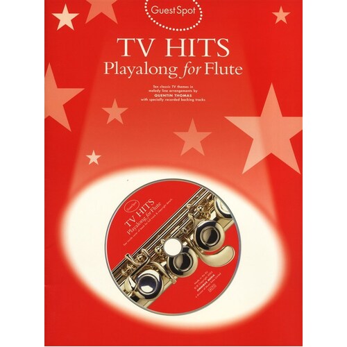 Guest Spot TV Hits Flute Softcover Book/CD