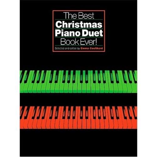 Christmas Piano Duet Book for Grades 1-3 by Emma Coulthard, 52 Pages, Includes Popular Songs & Traditional Carols