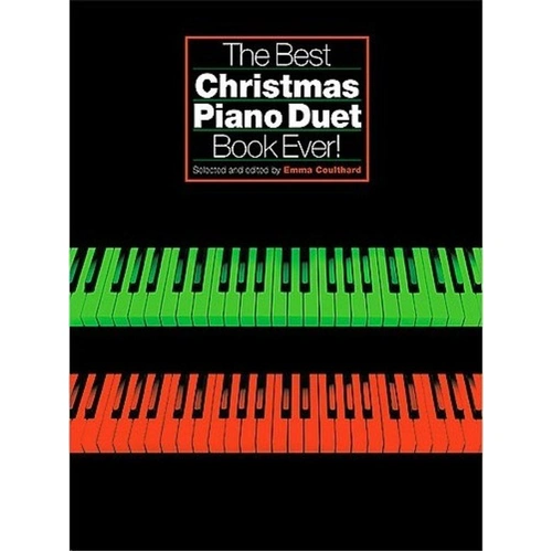 Christmas Piano Duet Book by Emma Coulthard - 19 Arrangements for Grades 1-3, 52 Pages, Popular Songs & Traditional Carols
