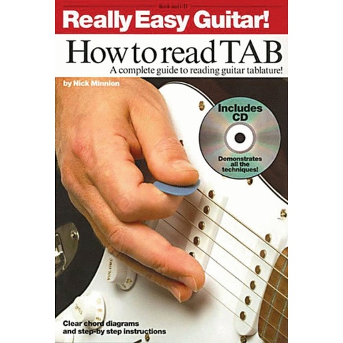 Really Easy Guitar How To Read TAB Softcover Book/CD