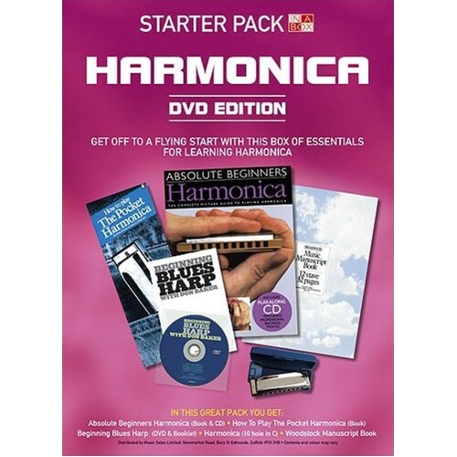 Starter Pack DVD Edition - Harmonica Book