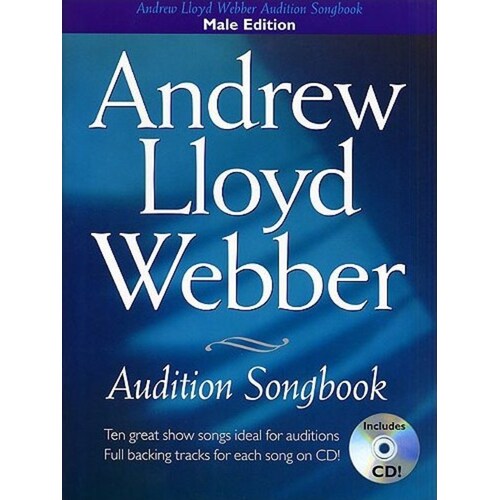 Lloyd Webber Audition Songbook Male Softcover Book/CD