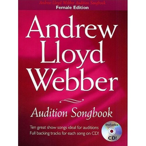 Audition Songs Webber Female Book/CD