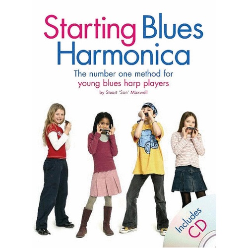 Starting Blues Harmonica Softcover Book/CD