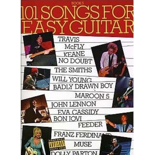 101 Songs For Easy Guitar Book 5 (Softcover Book)