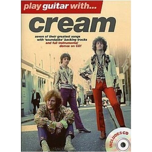 Play Guitar With Cream TAB Softcover Book/CD
