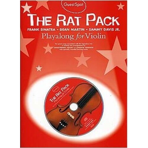 Guest Spot Rat Pack Violin Softcover Book/CD