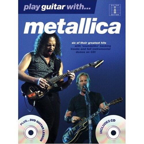 O/P Play Guitar With Metallica Vol 1 Book/CDDVD Book