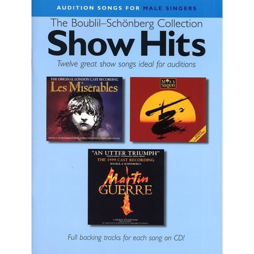 Audition Songs Male Show Hits Book/CD