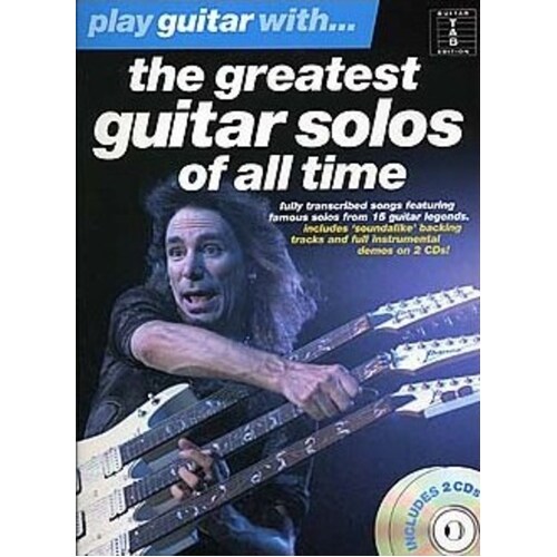 Play Guitar With The Greatest Solos Book/2CDs Book