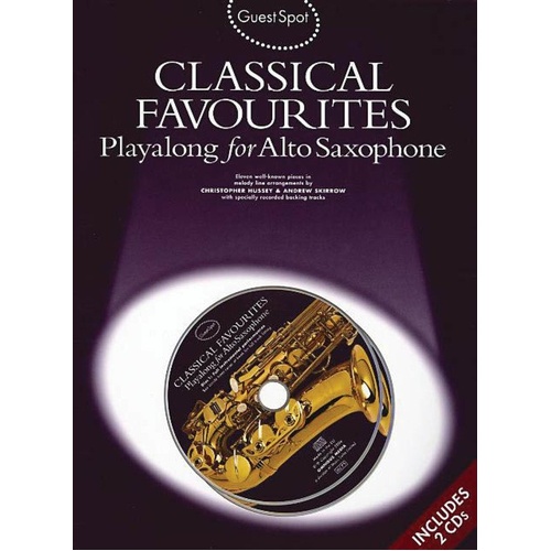 Guest Spot Classical Favourites Alto Saxophone Book/CD