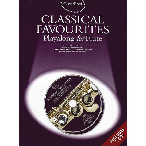 Guest Spot Classical Favourites Flute Playalong Book