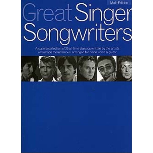 Great Singer Songwriters Male PVG Book