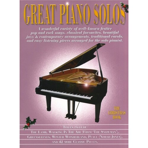 Great Piano Solos - The Christmas Book (Softcover Book)