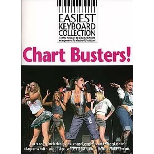 Easiest Keyboard Coll Chart Busters (Softcover Book)
