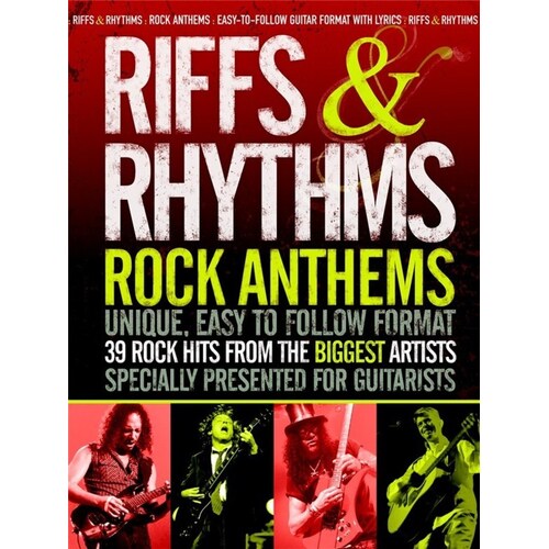 Riffs And Rhythms Rock Anthems Lc/Guitar TAB Book