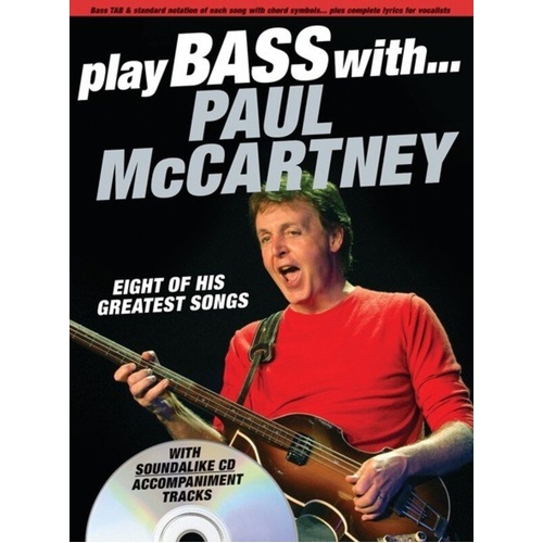 Play Bass With Paul McCartney Book and CD