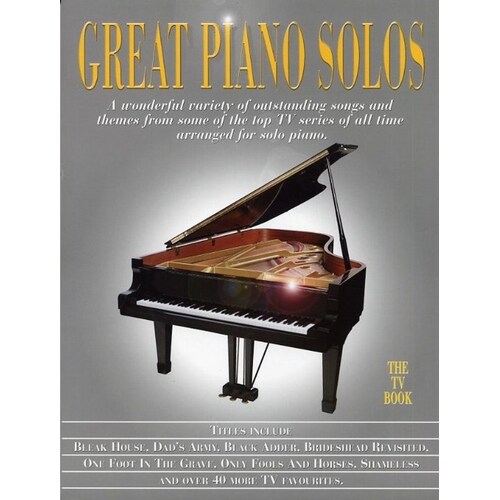 Great Piano Solos The TV Book (Softcover Book)