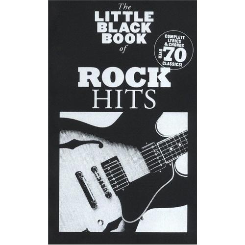 Little Black Book of Rock Hits - Guitar Songbook with Lyrics & Chords