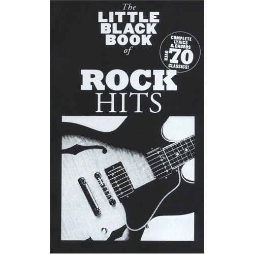 Little Black Book of Rock Hits - Guitar Songbook with Lyrics & Chords