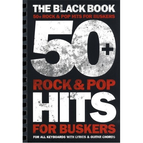 50 + Rock Pop Hits Buskers Black