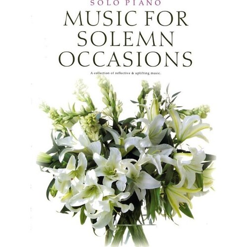 Solo Piano Music For Solemn Occasions (Softcover Book)