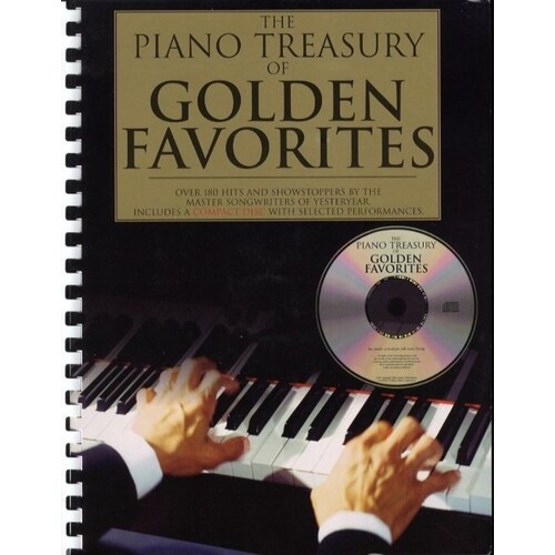Piano Treasury Of Golden Favorites Softcover Book/CD