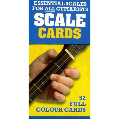 Scale Cards 52 Full Colour Cards Guitar TAB (Flash Cards) Book
