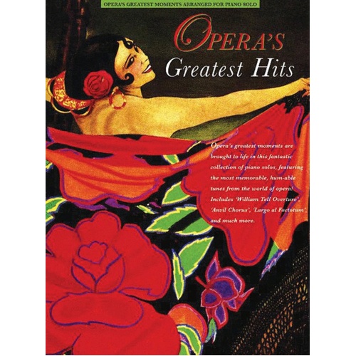 Operas Greatest Hits Piano Solo