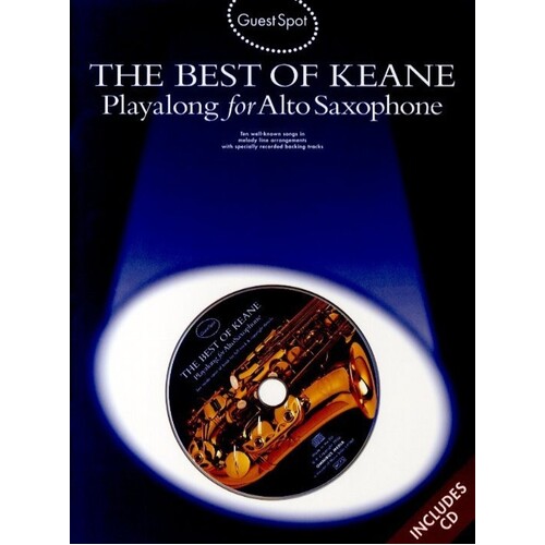Guest Spot Keane Alto Sax Softcover Book/CD