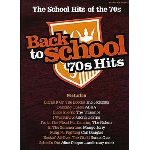 Back To School 70S Hits PVG (Softcover Book)
