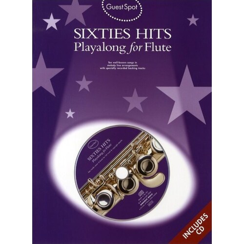 Guest Spot Sixties Hits Flute Softcover Book/CD