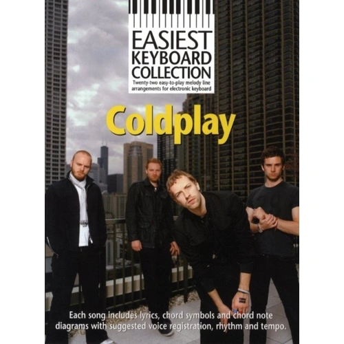 Coldplay Easiest Keyboard Collection Folio
