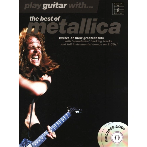 Play Guitar With Best of Metallica Tab Book