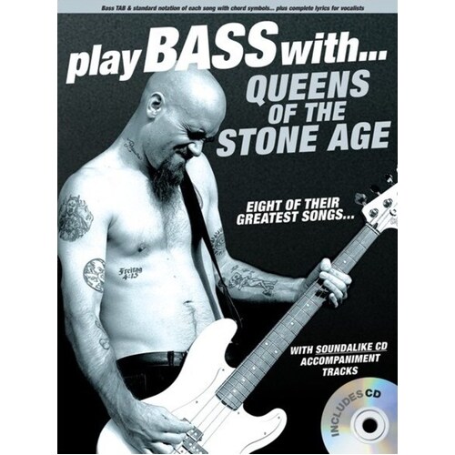 Play Bass With Queens Of Stone Age TAB Softcover Book/CD
