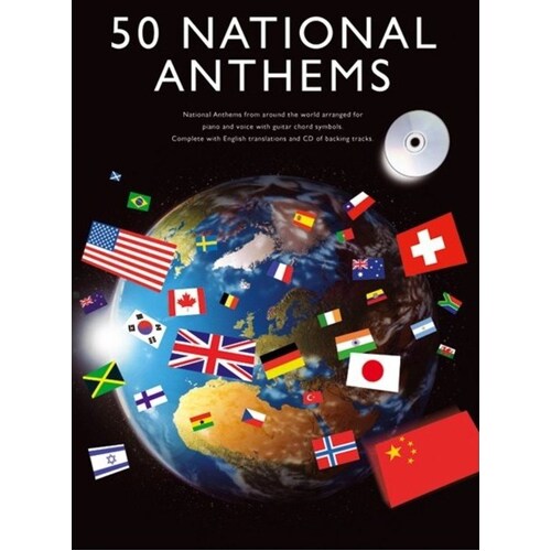 50 National Anthems Book/CD