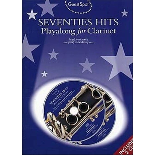 Guest Spot Seventies Hits Clarinet Book with CD