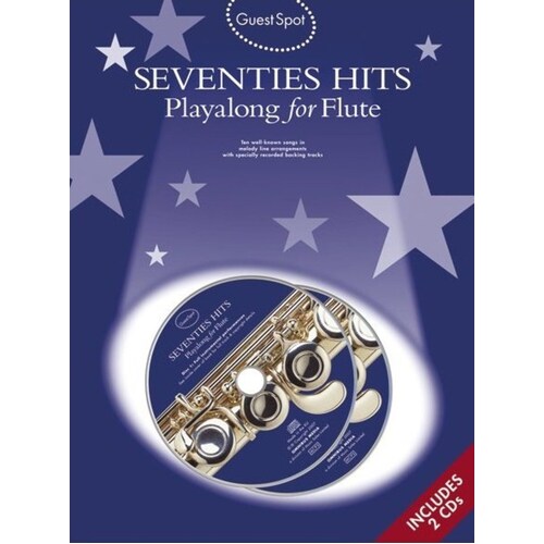 Guest Spot Seventies Hits Flute Softcover Book/CD
